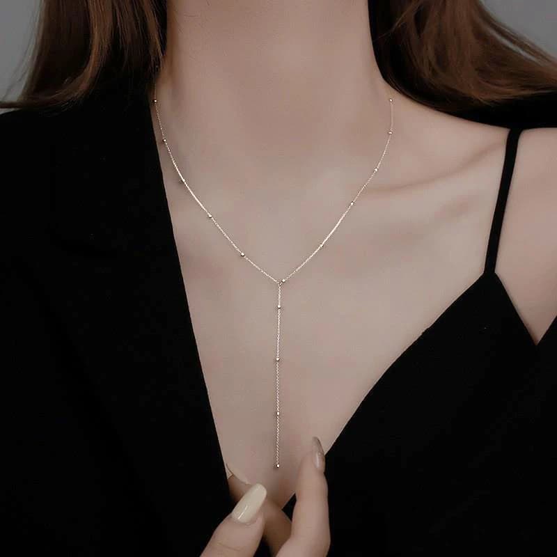 LATS nouveau luxe coloré Long gland collier pour femmes brillant strass cristal Zircon tour de cou bohème déclaration bijoux cadeaux — 8/8