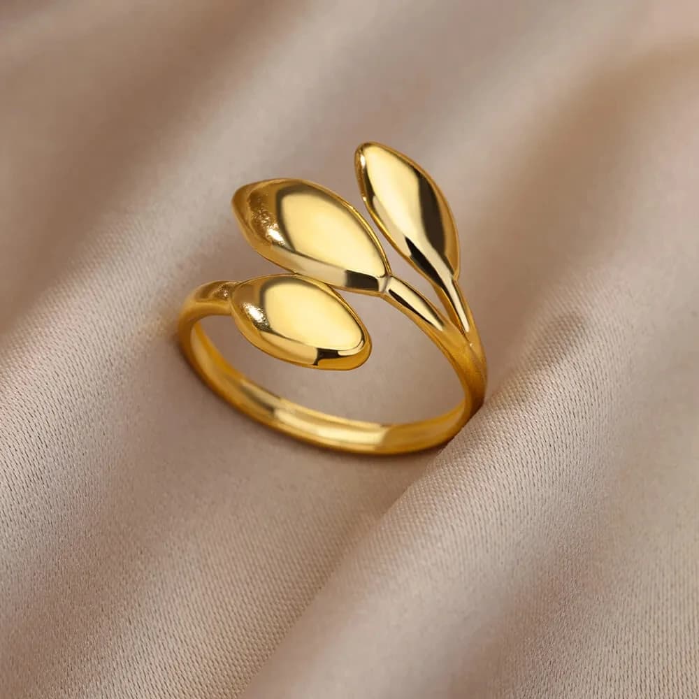 Bagues en acier inoxydable 316L pour femmes, couleur or, ne se décolore jamais, bagues classiques de luxe, bagues de couple de mariage, bijoux, livraison gratuite — 10/10