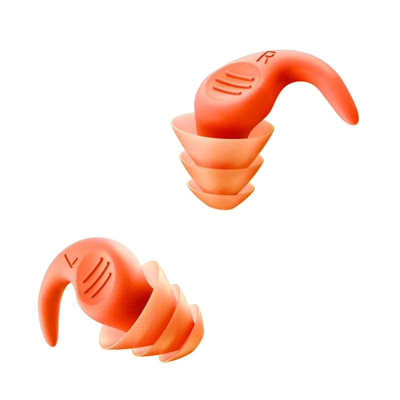 1 paire de bouchons d'oreilles anti-bruit, isolation phonique, Protection d'oreille, pour dormir, natation, voyage, réduction du bruit, étanche — 7/10