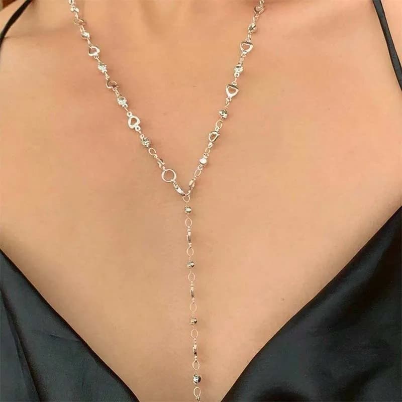 LATS nouveau luxe coloré Long gland collier pour femmes brillant strass cristal Zircon tour de cou bohème déclaration bijoux cadeaux — 6/8