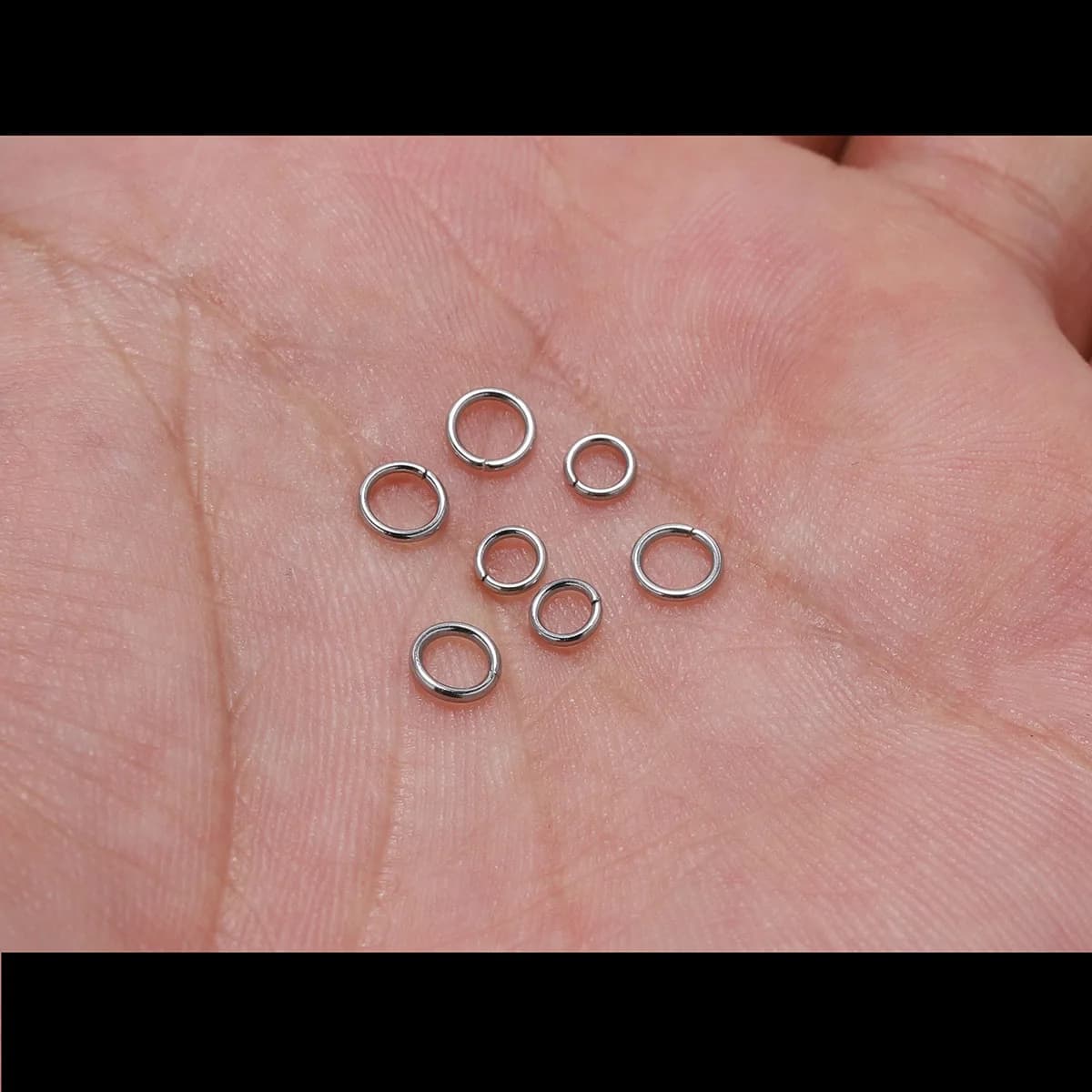 Anneaux fendus en acier inoxydable pour diabétique, boucles simples ouvertes, connecteurs pour bijoux à bricoler soi-même, résultats exécutifs, accessoires, 3-25mm, 30-200 pièces — 2/10