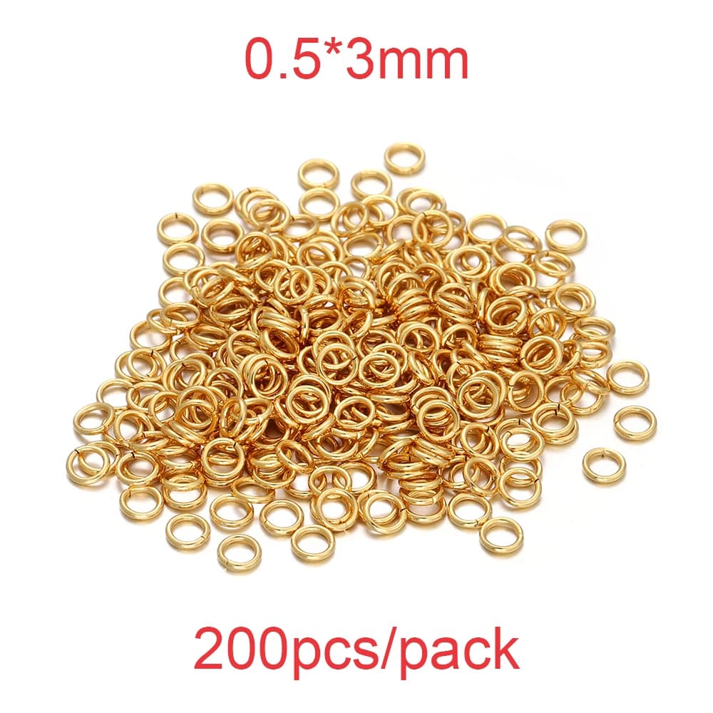 Anneaux fendus en acier inoxydable pour diabétique, boucles simples ouvertes, connecteurs pour bijoux à bricoler soi-même, résultats exécutifs, accessoires, 3-25mm, 30-200 pièces — 10/10