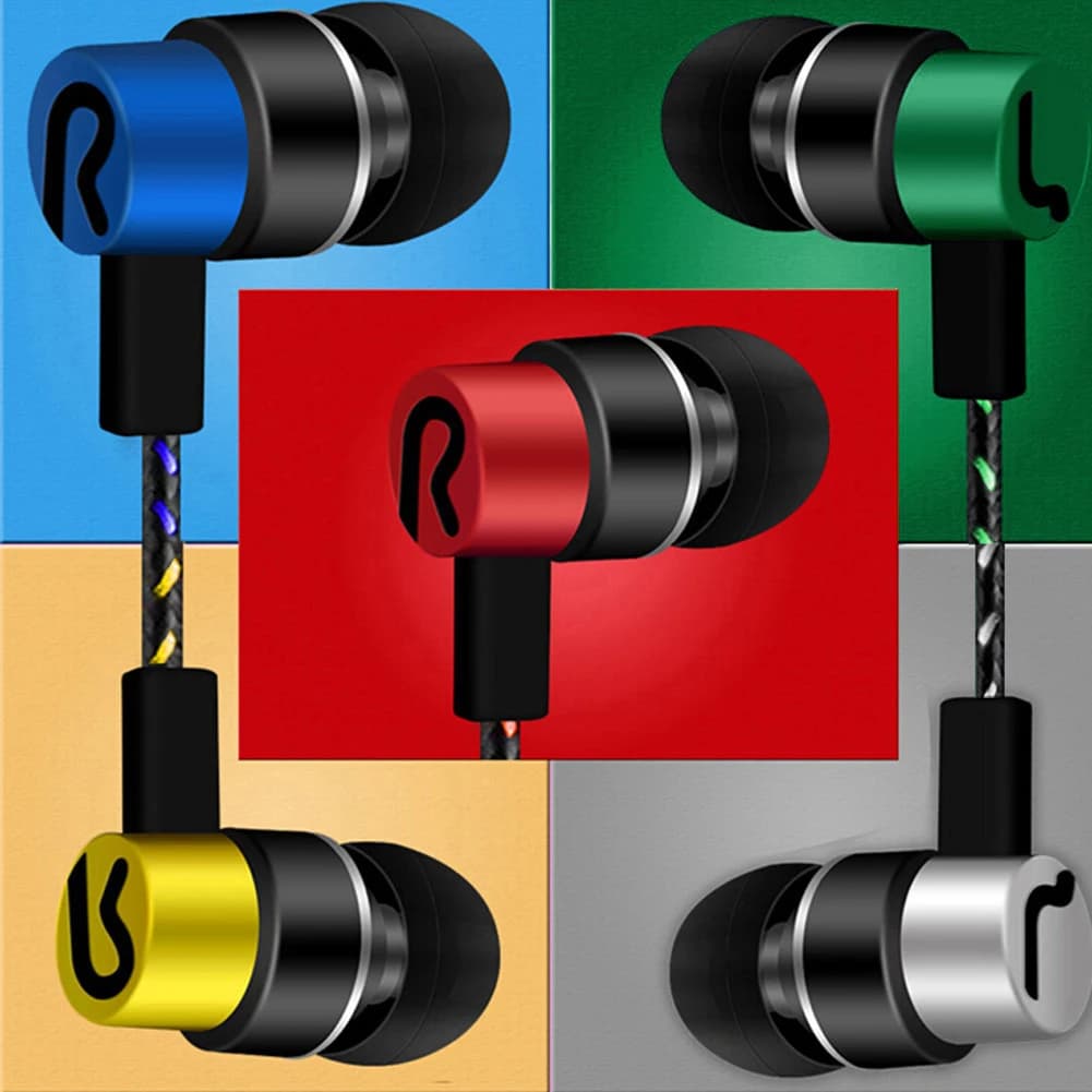 Écouteurs de sauna filaires intra-auriculaires, 2 boîtes de base, écouteurs stéréo basse, suppression du bruit mobile, superbe écouteur stéréo basse, 3.5mm — 6/10
