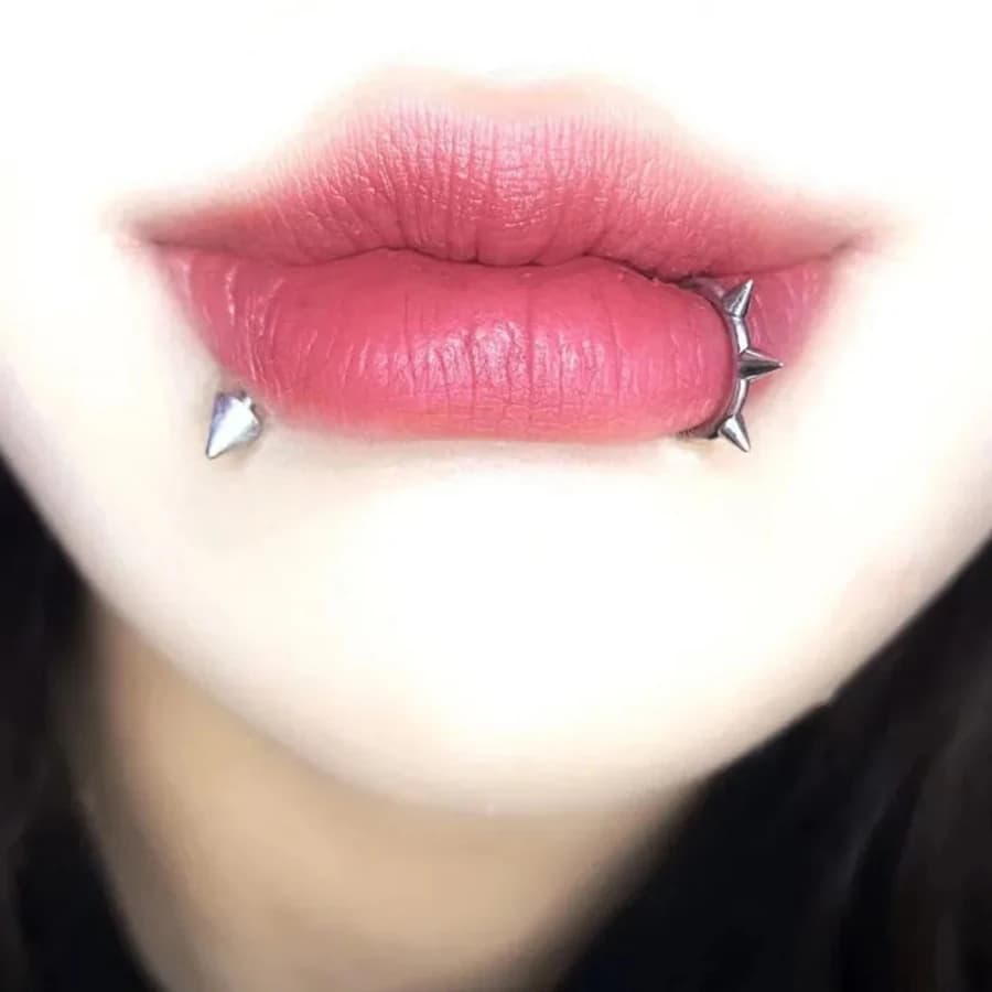 2 pièces à la mode 10mm en acier inoxydable Punk Clip sur faux Piercing nez enveloppement lèvres anneaux unisexe nez anneau femmes hommes Tusk corps bijoux — 4/10