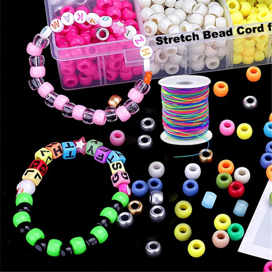 Corde de Bracelet extensible de 1mm, cordon élastique arc-en-ciel robuste pour la fabrication de bijoux, colliers, perles et artisanat — 6/10