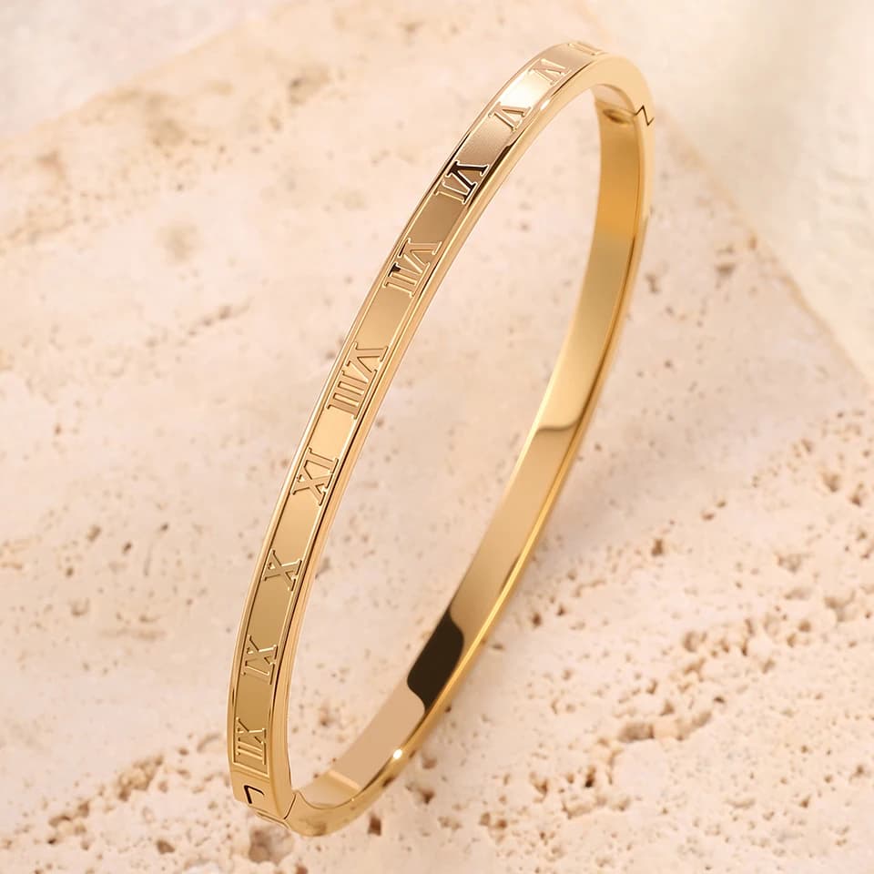 ZAKOL 5/1 pièces ensemble de bracelets en acier inoxydable incrusté de zircone scintillante pour femmes bracelets empilables mode ne se décolore pas bijoux cadeau — 6/10