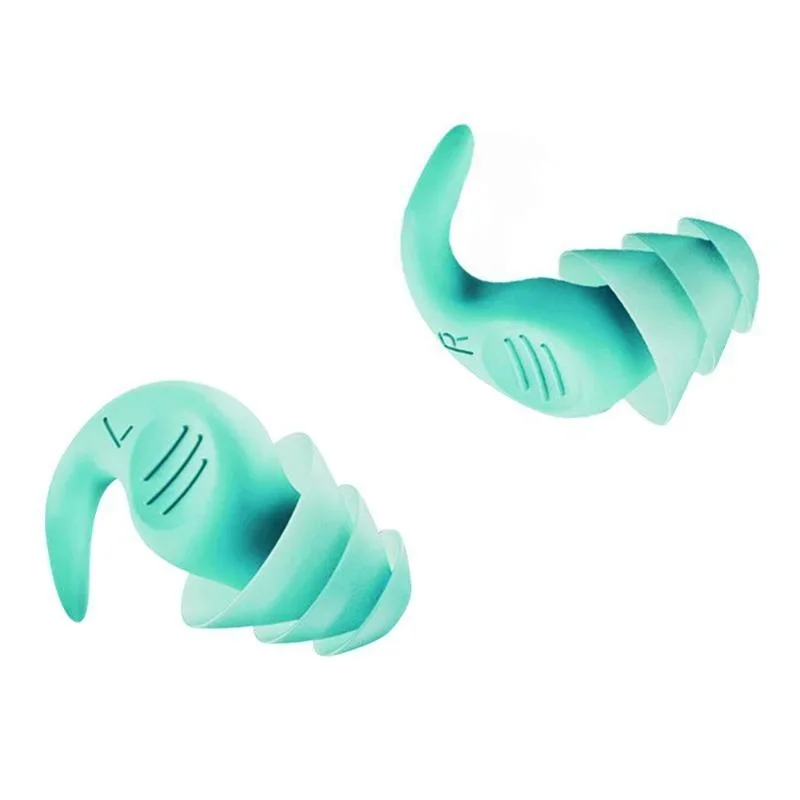 1 paire de bouchons d'oreilles anti-bruit, isolation phonique, Protection d'oreille, pour dormir, natation, voyage, réduction du bruit, étanche — 10/10