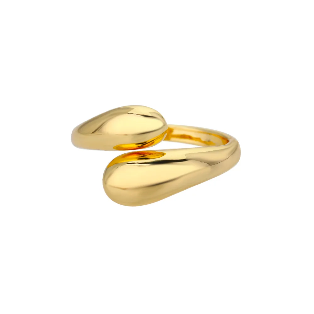 Bagues en acier inoxydable 316L pour femmes, couleur or, ne se décolore jamais, bagues classiques de luxe, bagues de couple de mariage, bijoux, livraison gratuite — 8/10