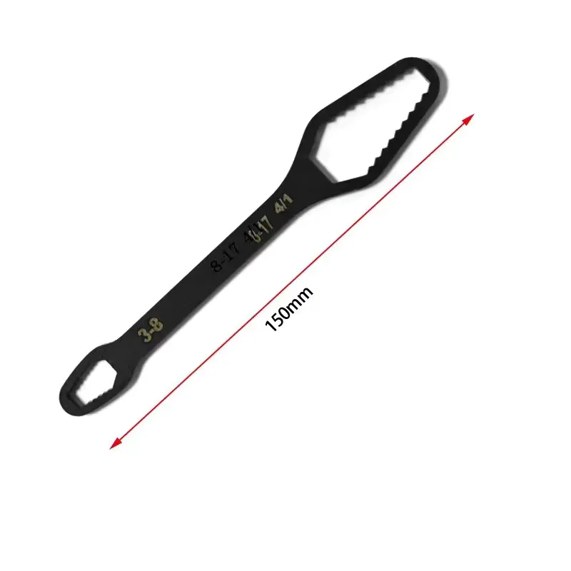 Clé Torx universelle 3-17mm, auto-serrant, lunettes réglables, planche de clé Torx à Double tête, outils manuels pour usine — 4/8