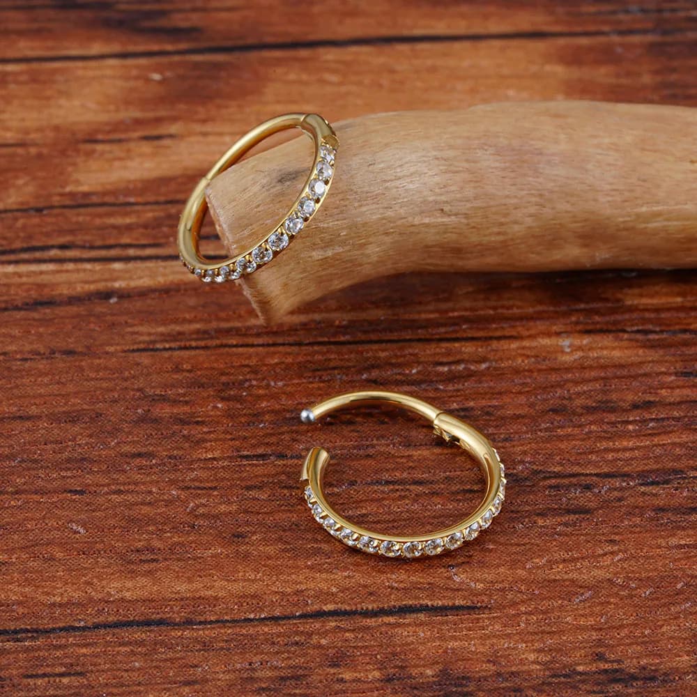 Right Grand ASTM F136 Titane 16G Slim Huggie Hoop Boucle d'oreille 6mm 8mm 10mm 12mm Boucle d'oreille hypoallergénique CZ Cartilage Helix Lobe d'oreille charnière Boucle d'oreille Piercing Bijoux de corps — 4/10