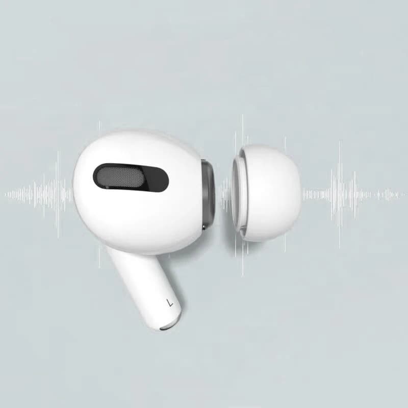 Embouts pour Airpods Pro 1/2 oreillettes coque en silicone trou de soulagement de la pression bouchons d'oreille coussin embouts écouteurs Air Pods Pro — 5/10